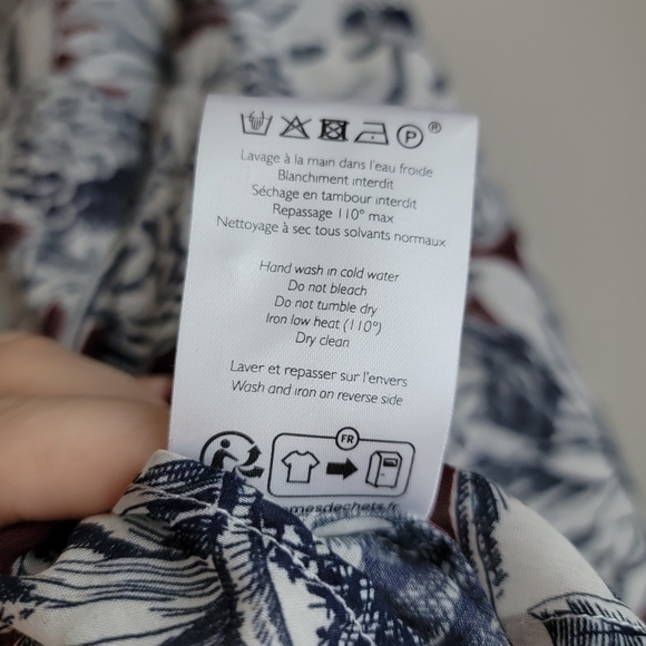 Sezane x Inoui Editions Pierro Shirt in Abelard Prune size 38 NWT - Picture 11 of 11